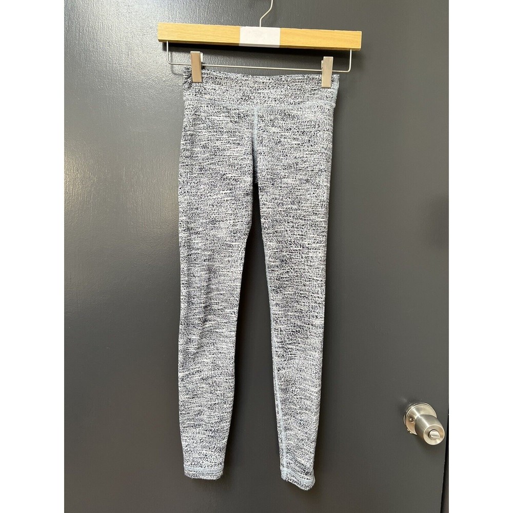Ivivva By Lululemon Black Gray Size 8 Athletic Leggings